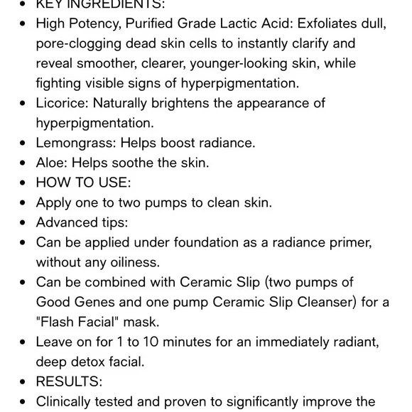 Sunday Riley Good Genes All-in-One Lactic Acid Treatment